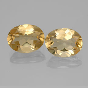 Pedras preciosas de berilo dourado amarelo natural de 3,61 ct, corte oval, VVS