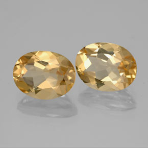 Pedras preciosas de berilo dourado amarelo natural de 3,61 ct, corte oval, VVS