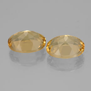 Pedras preciosas de berilo dourado amarelo natural de 3,61 ct, corte oval, VVS