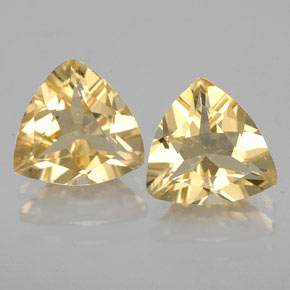 Pedras preciosas de berilo dourado amarelo natural de  ct, trillion, VVS