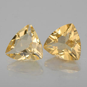Pedras preciosas de berilo dourado amarelo natural de  ct, trillion, VVS
