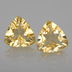 Pedras preciosas de berilo dourado amarelo natural de  ct, trillion, VVS