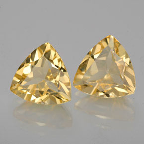 Pedras preciosas de berilo dourado amarelo natural de  ct, trillion, VVS
