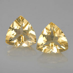 Pedras preciosas de berilo dourado amarelo natural de  ct, trillion, VVS