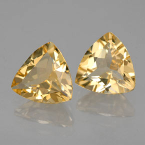 Pedras preciosas de berilo dourado amarelo natural de  ct, trillion, VVS