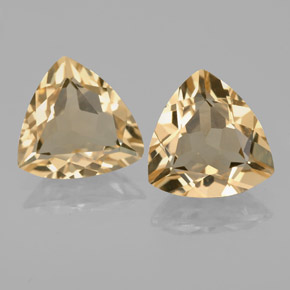 Pedras preciosas de berilo dourado amarelo natural de  ct, trillion, VVS