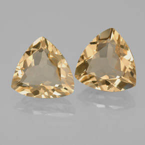Pedras preciosas de berilo dourado amarelo natural de  ct, trillion, VVS
