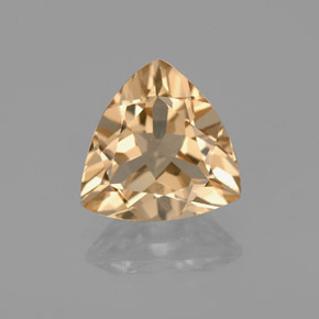Berilo dourado amarelo natural 2,88ct, trillion, VVS