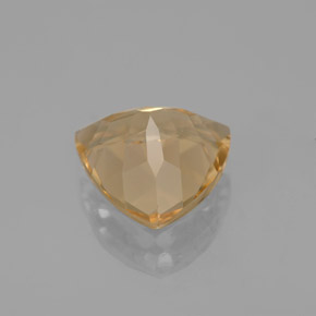 Berilo dourado amarelo natural 2,88ct, trillion, VVS