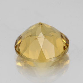 Berilo dourado amarelo natural 3,53ct, corte redondo, VS