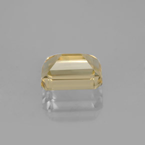 Berilo dourado amarelo natural 1,63ct, corte esmeralda, VVS-VS