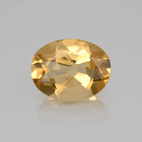 Berilo Dourado Amarelo Natural 1.57ct, Corte Oval, VVS-VS