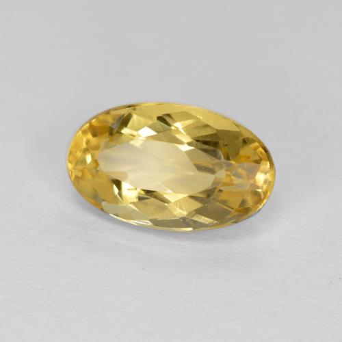 Berilo Dourado Laranja Dourada Natural 1.47ct, Corte Oval, VVS-VS