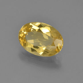 Berilo Dourado Amarelo Natural 1.80ct, Corte Oval, VS
