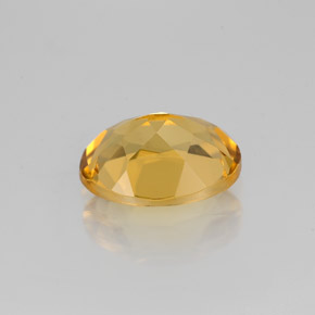 Berilo dourado amarelo natural 1,76ct, corte oval, VVS-VS