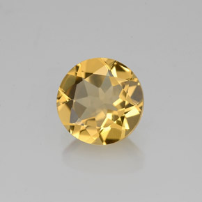 Berilo Dourado Amarelo Natural 1.09ct, Corte Redondo, VVS-VS