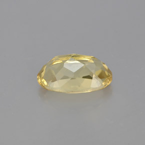 Berilo dourado amarelo natural 1,00ct, corte oval, VVS-VS