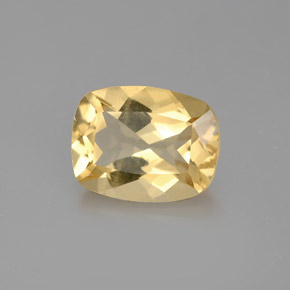 Berilo dourado amarelo natural 1,95ct, almofada cortada, VS