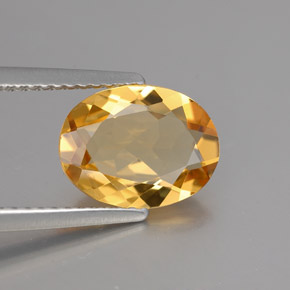Berilo Dourado Amarelo Natural 1.84ct, Corte Oval, VS