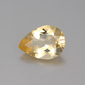 Berilo Dourado Amarelo Natural 1.75ct, Formato de pêra, VVS-VS