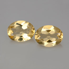 Pedras preciosas de berilo dourado amarelo natural de 3,18 ct, corte oval, VVS