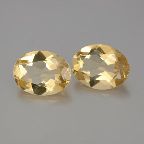Pedras preciosas de berilo dourado amarelo natural de 3,18 ct, corte oval, VVS