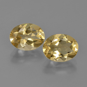Pedras preciosas de berilo dourado dourado natural de 3,69 ct, corte oval, VVS