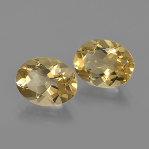 Pedras preciosas de berilo dourado dourado natural de 3,69 ct, corte oval, VVS
