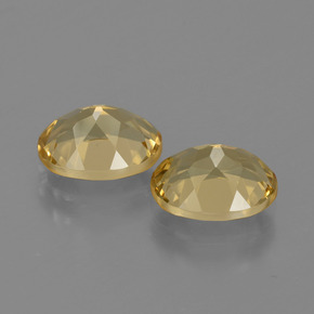 Pedras preciosas de berilo dourado dourado natural de 3,69 ct, corte oval, VVS
