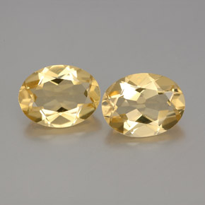 Pedras preciosas de Berilo Dourado Dourado natural de 3.29 ct, Corte Oval, VVS-VS