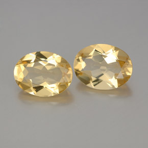 Pedras preciosas de Berilo Dourado Dourado natural de 3.29 ct, Corte Oval, VVS-VS