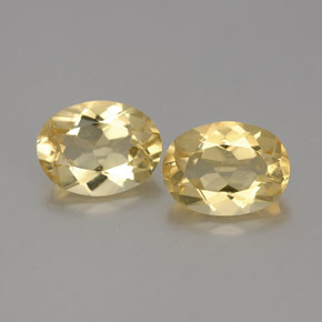 Pedras preciosas de berilo dourado amarelo natural de  ct, corte oval, VVS