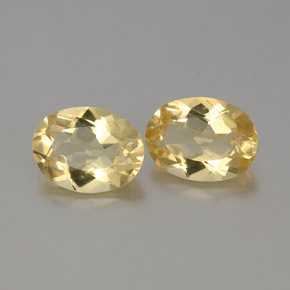 Pedras preciosas de berilo dourado amarelo natural de  ct, corte oval, VVS