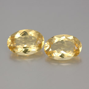 Pedras preciosas de Berilo Dourado Amarelo natural de 3.08 ct, Corte Oval, VVS