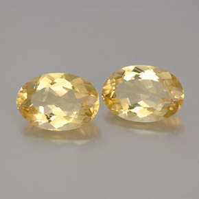 Pedras preciosas de Berilo Dourado Amarelo natural de 3.08 ct, Corte Oval, VVS