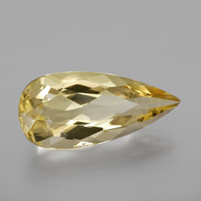Berilo Dourado Amarelo Natural 2.73ct, Formato de pêra, VVS
