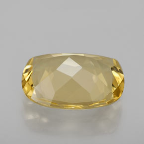 Berilo dourado amarelo natural 2,12ct, almofada cortada, VVS-VS
