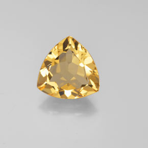 Berilo dourado amarelo natural 2,61ct, trillion, VVS
