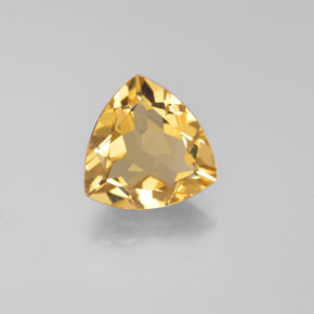 Berilo dourado amarelo natural 2,61ct, trillion, VVS