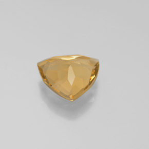 Berilo dourado amarelo natural 2,67ct, trillion, VVS