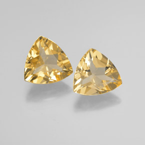 Pedras preciosas de berilo dourado amarelo natural de  ct, trillion, VVS