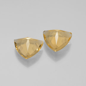 Pedras preciosas de berilo dourado amarelo natural de  ct, trillion, VVS