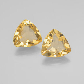 Pedras preciosas de berilo dourado amarelo natural de  ct, trillion, VVS
