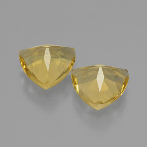 Pedras preciosas de berilo dourado amarelo natural de  ct, trillion, VVS-VS