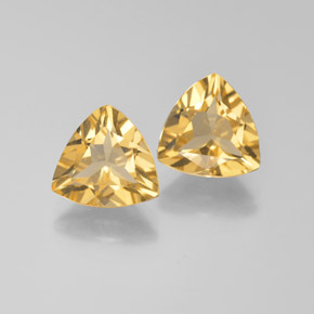 Pedras preciosas de berilo dourado amarelo natural de  ct, trillion, VVS-VS