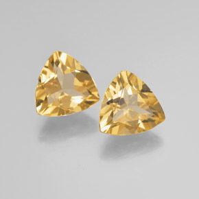 Pedras preciosas de berilo dourado amarelo natural de  ct, trillion, VVS-VS