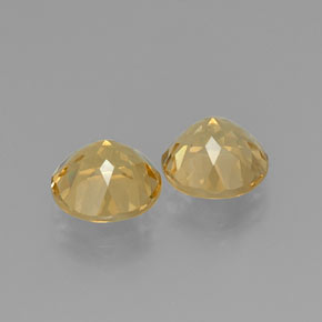 Pedras preciosas de berilo dourado amarelo natural de  ct, corte redondo, VS