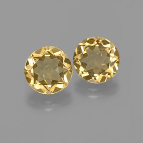 Pedras preciosas de berilo dourado amarelo natural de  ct, corte redondo, VVS-VS