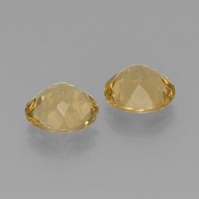 Pedras preciosas de berilo dourado amarelo natural de  ct, corte redondo, VVS-VS