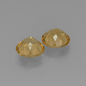 Pedras preciosas de berilo dourado amarelo natural de  ct, corte redondo, VS